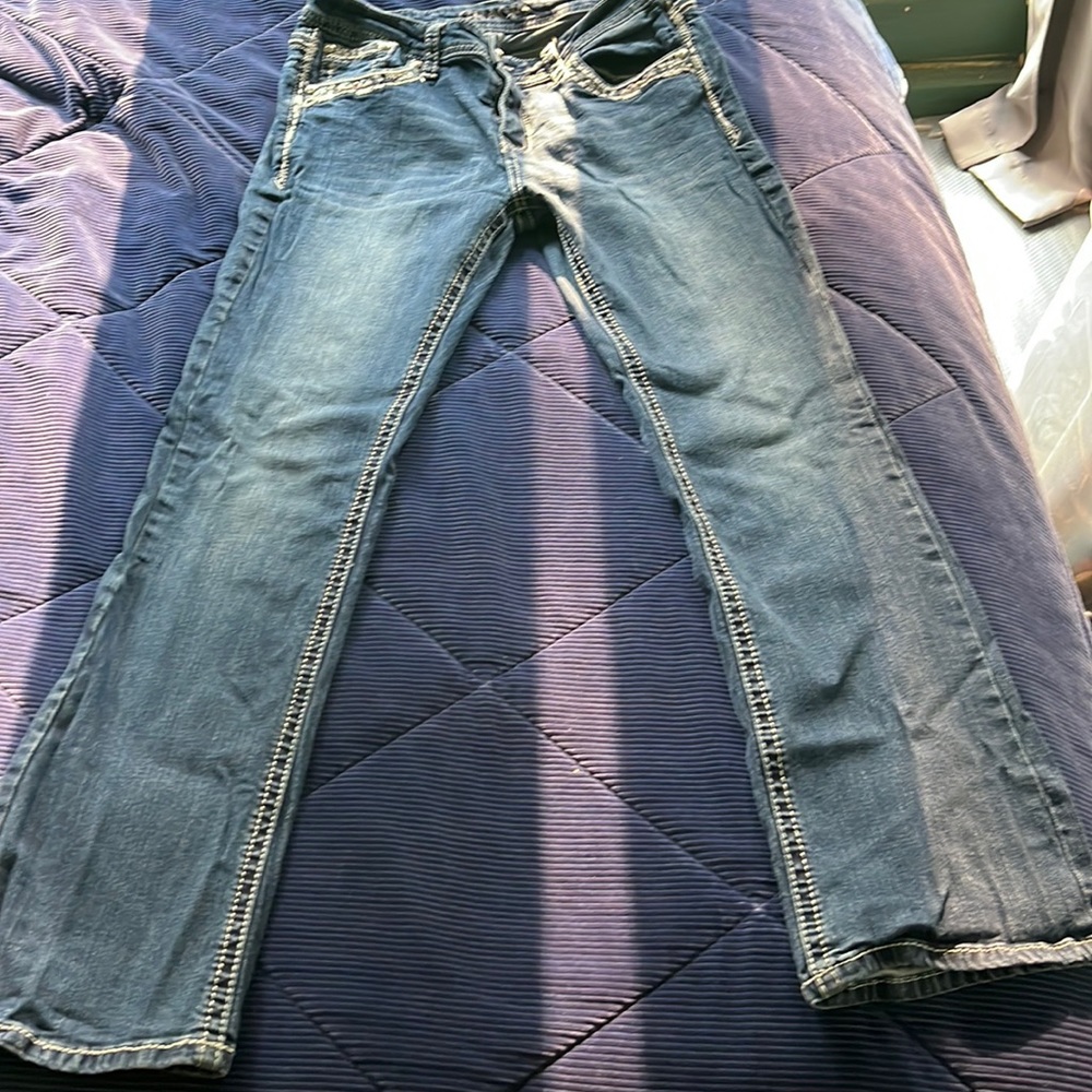 Adorable studded dark wash Grace in LA jeans